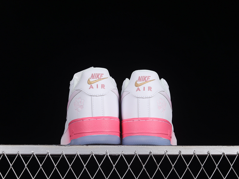 Air Force 1 Low San Francisco Chinatown White/Lotus Pink-Yellow Gold/Blue Jay 13