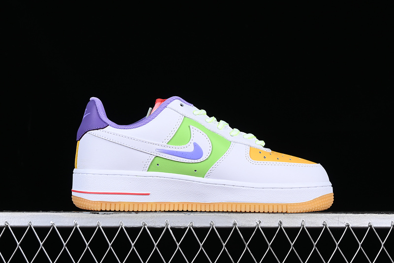 Nike Air Force 1 '07 Lv8 Ps Low White/Space Purple/Sundial/White 5