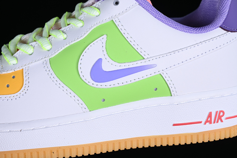 Nike Air Force 1 '07 Lv8 Ps Low White/Space Purple/Sundial/White 27