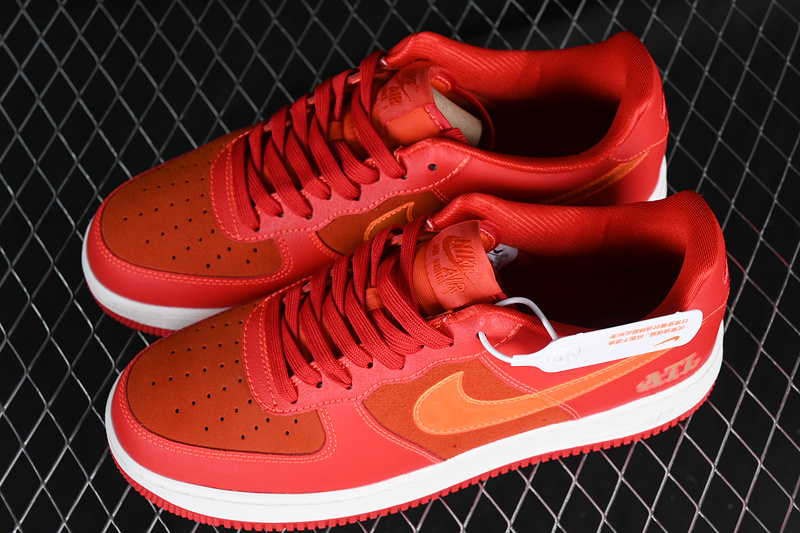 Nike Air Force 1 '07 Low Orange/Red/White 19