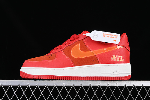 Nike Air Force 1 '07 Low Orange/Red/White 21