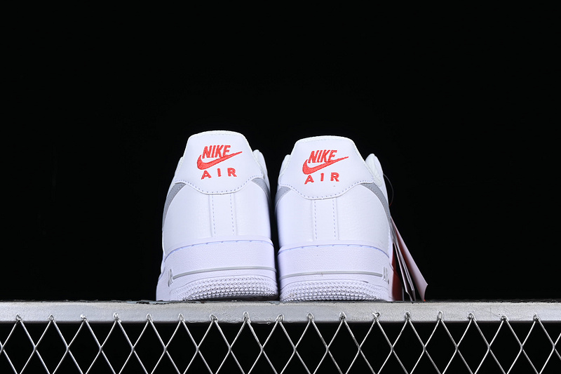 Nike Air Force 1 '07 Low White/Grey/Red 5