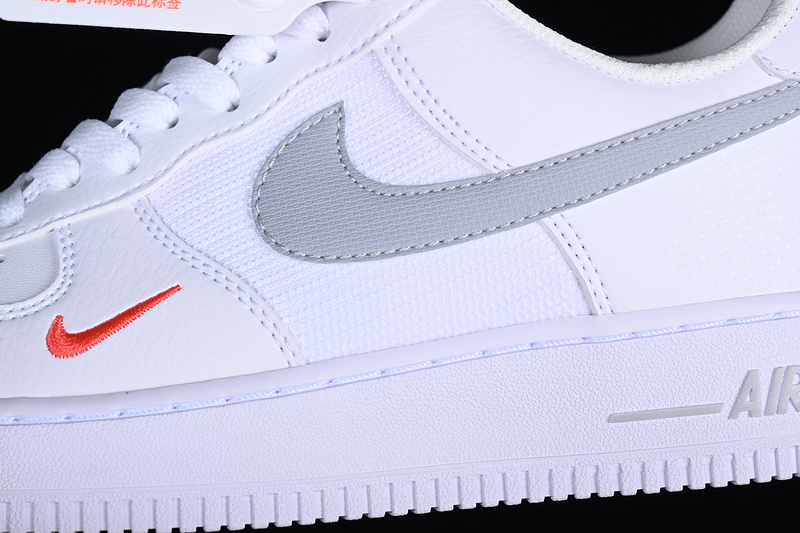 Nike Air Force 1 '07 Low White/Grey/Red 19