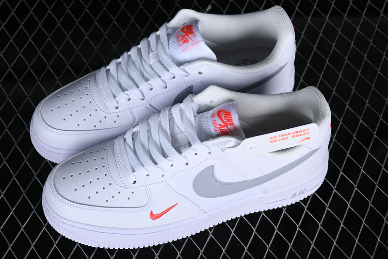 Nike Air Force 1 '07 Low White/Grey/Red 23