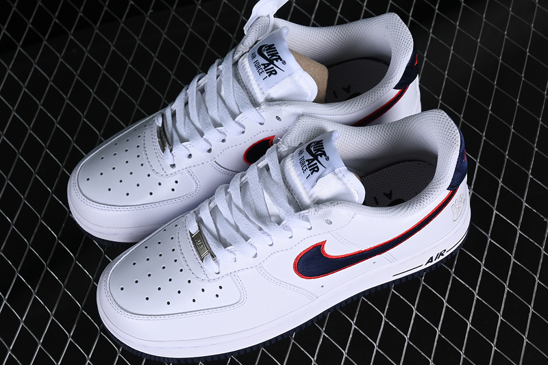 Nike Air Force 1 '07 Low White/Black/Red/Blue 23