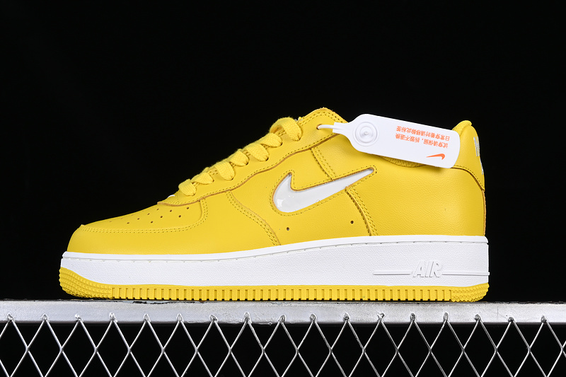 Nike Air Force 1 '07 Low Royal Jewel White/Yellow 19