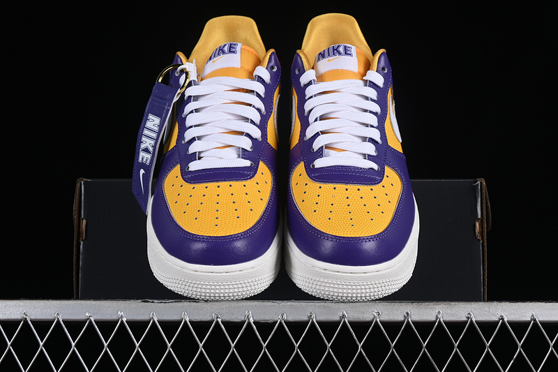 Nike Air Force 1 '07 Low Be True To Her School Court Purple/White/University Gold/Sail 7