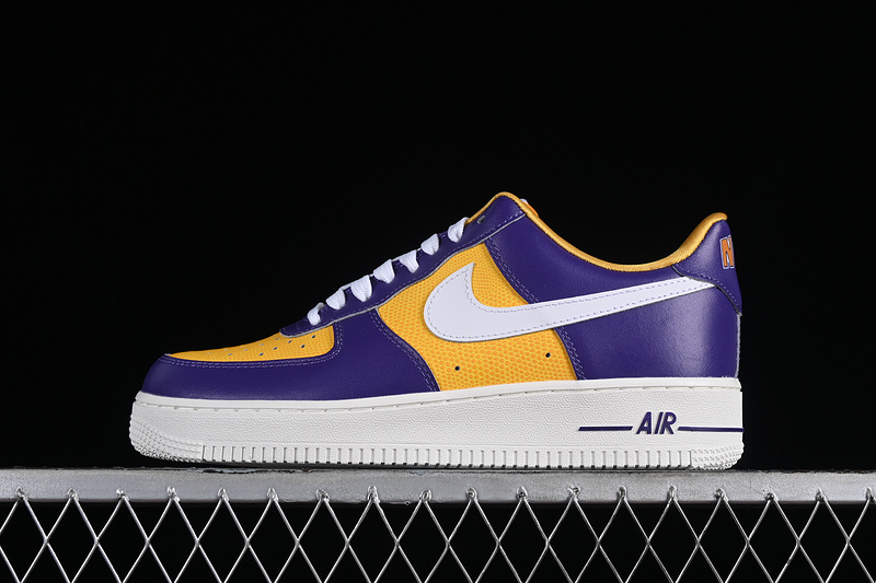 Nike Air Force 1 '07 Low Be True To Her School Court Purple/White/University Gold/Sail 13