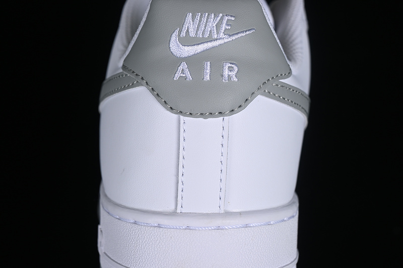 Nike Air Force 1 '07 Low White/White/Light Smoke Grey 9