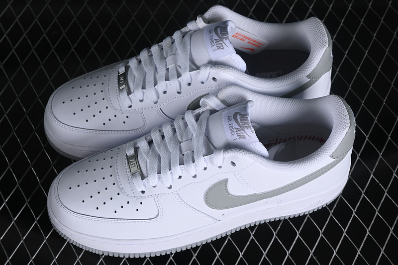 Nike Air Force 1 '07 Low White/White/Light Smoke Grey 13