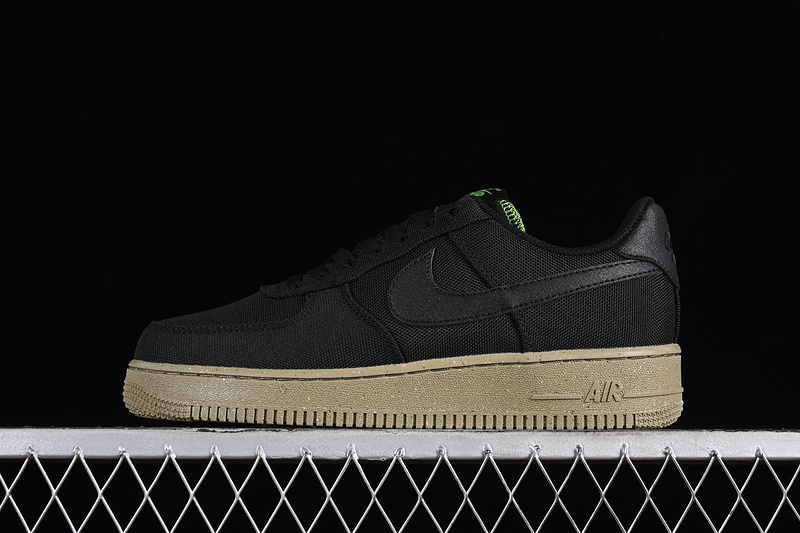 Nike Air Force 1 '07 Low Sustainable Canvas Pack Black/Neutral Olive/Chlorophyll/Earth 19