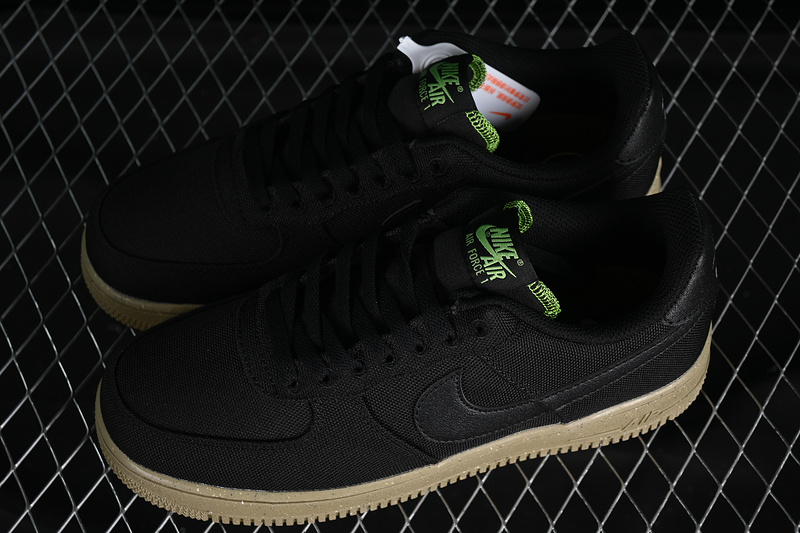 Nike Air Force 1 '07 Low Sustainable Canvas Pack Black/Neutral Olive/Chlorophyll/Earth 29