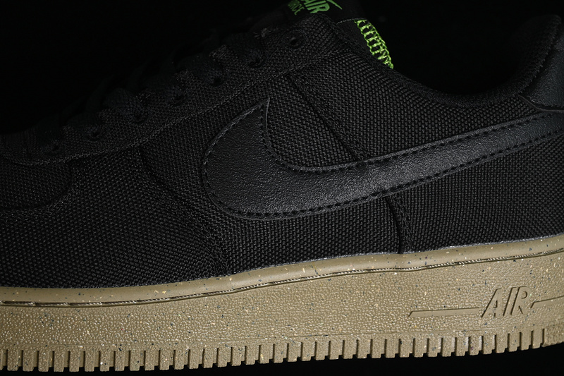 Nike Air Force 1 '07 Low Sustainable Canvas Pack Black/Neutral Olive/Chlorophyll/Earth 31