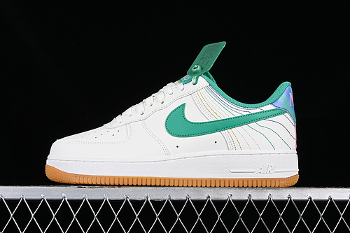 Nike Air Force 1 '07 Low White/Purple/Green 5