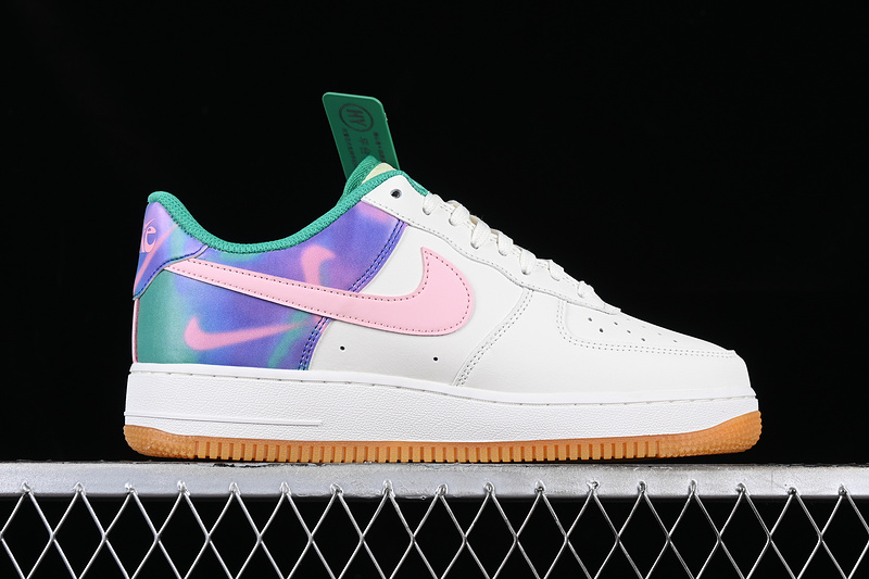 Nike Air Force 1 '07 Low White/Purple/Green 21