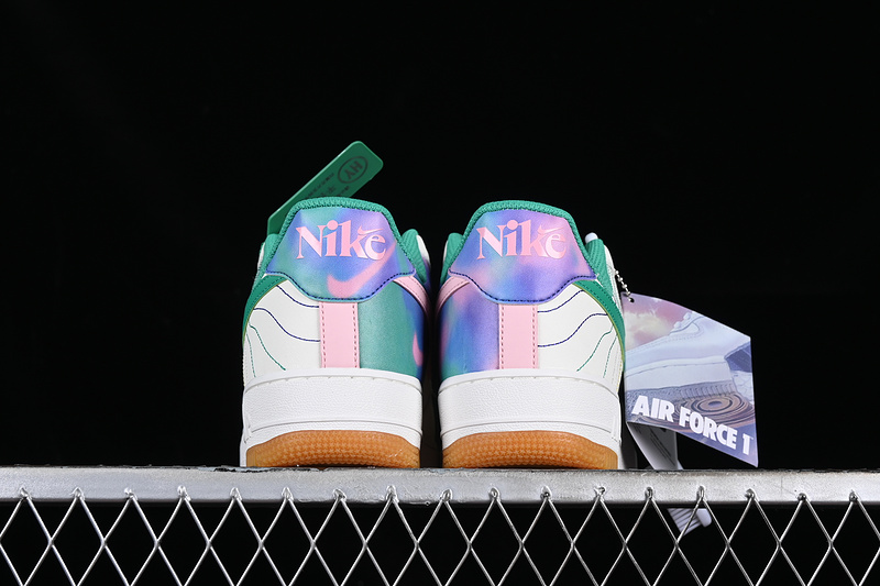 Nike Air Force 1 '07 Low White/Purple/Green 29