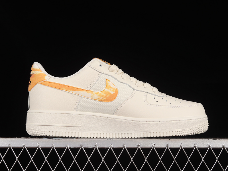 Air Force 1 Low Detailed With Orange Streaks Sail/Orange-Black-Sail 13