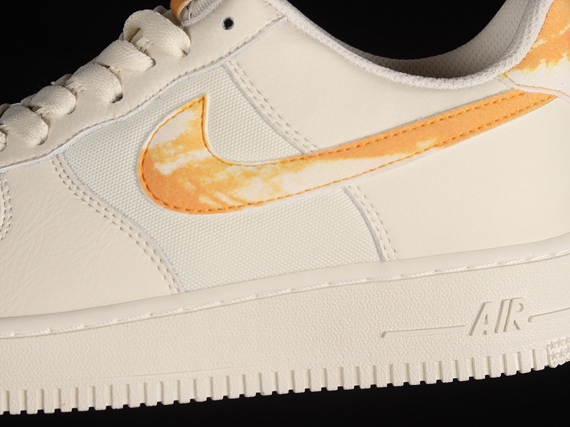 Air Force 1 Low Detailed With Orange Streaks Sail/Orange-Black-Sail 15