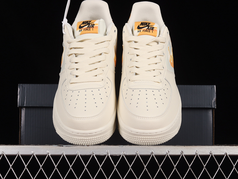 Air Force 1 Low Detailed With Orange Streaks Sail/Orange-Black-Sail 23