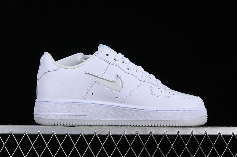 Nike Air Force 1 '07 Low Royal Jewel White/Silver 9