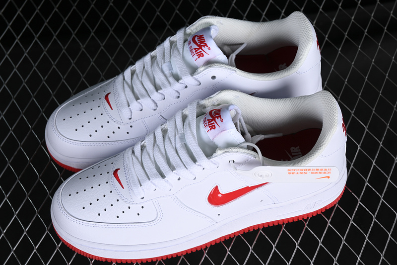 Nike Air Force 1 '07 Low Royal Jewel White/Red 5