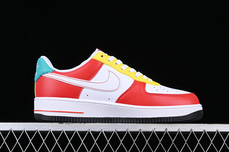 Nike Air Force 1 '07 Low Green/Red/White/Yellow/Blue 3