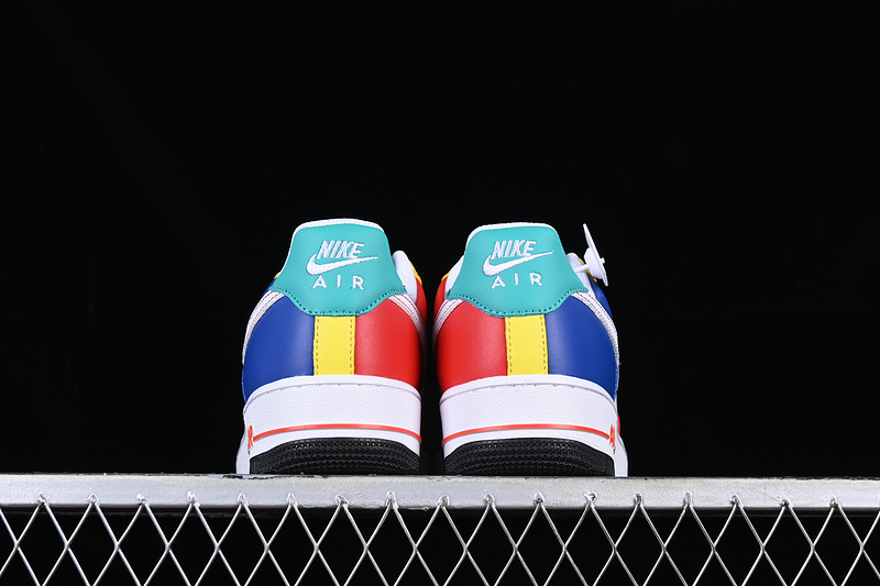 Nike Air Force 1 '07 Low Green/Red/White/Yellow/Blue 27