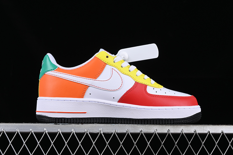 Nike Air Force 1 '07 Low White/Red/Blue/Green/Yellow 11