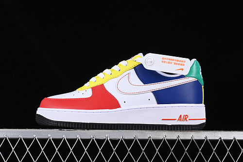 Nike Air Force 1 '07 Low White/Red/Blue/Green/Yellow 21