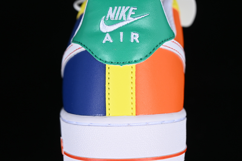 Nike Air Force 1 '07 Low White/Red/Blue/Green/Yellow 23