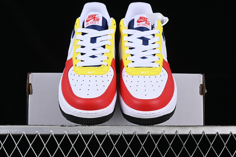 Nike Air Force 1 '07 Low White/Red/Blue/Green/Yellow 25