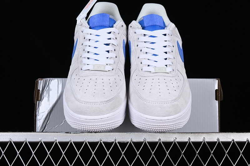 Nike Air Force 1 '07 Low White/Blue/Grey 7