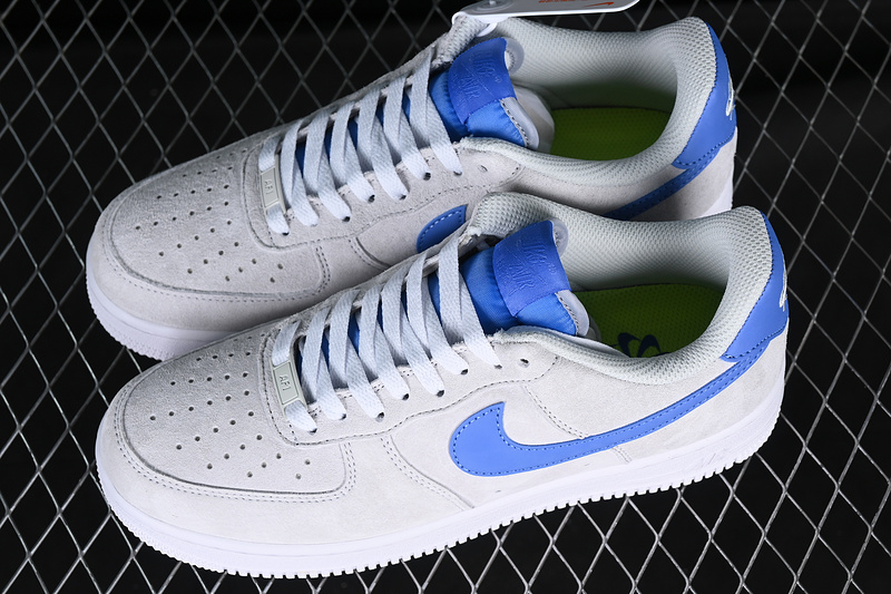 Nike Air Force 1 '07 Low White/Blue/Grey 13