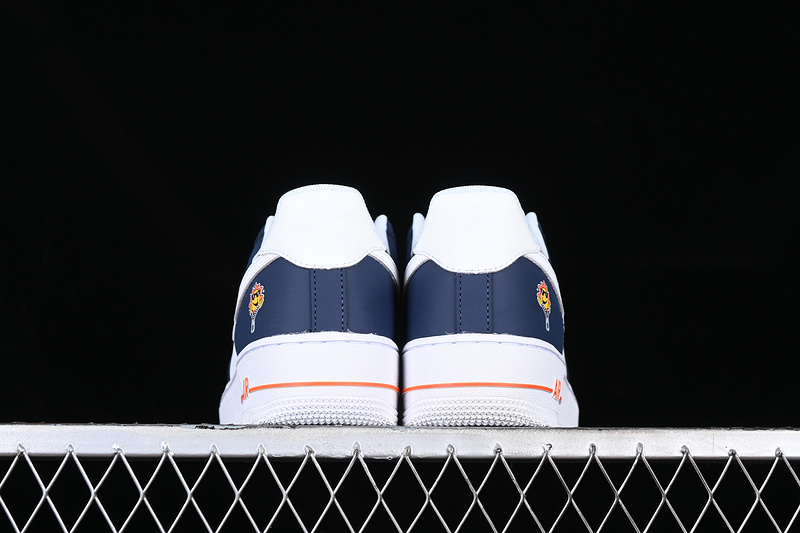 Nike Air Force 1 '07 Low White/Blue/Orange 5