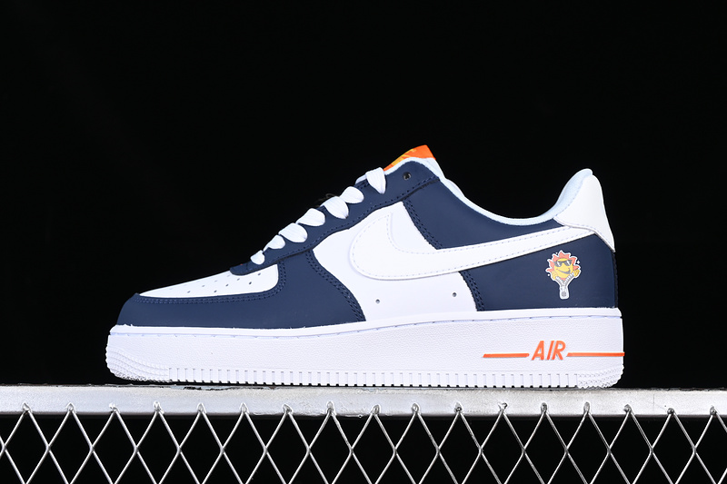 Nike Air Force 1 '07 Low White/Blue/Orange 25