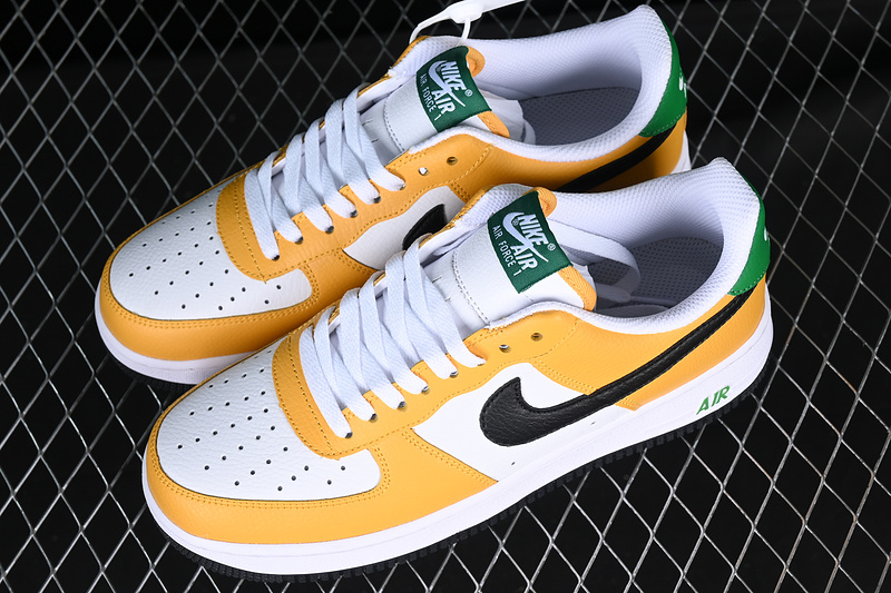 Niek Nike Air Force 1 '07 Low White/Yellow/Black/Green 17