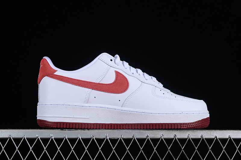 Nike Air Force 1 '07 Low Valentine's Day 2024 White/Team Red/Dragon Red/Adobe 13