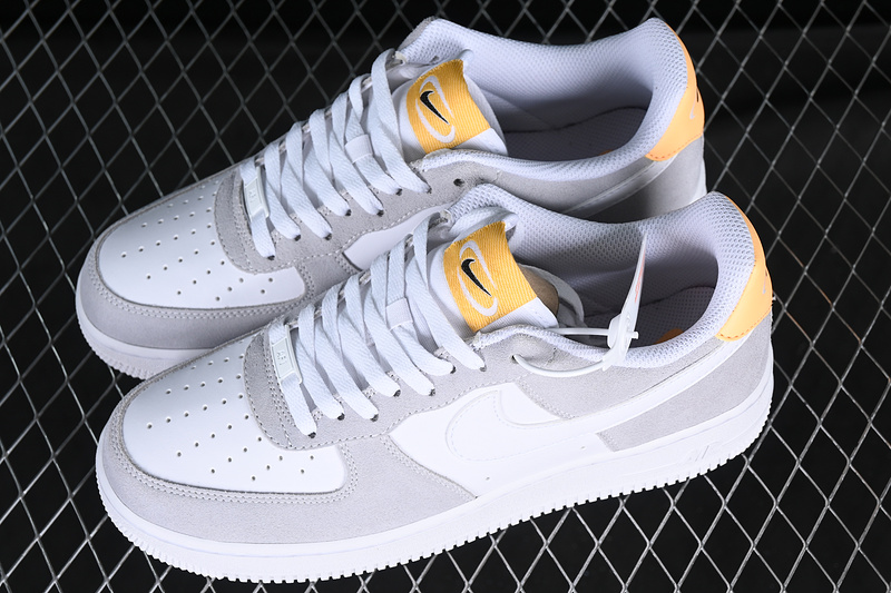 Nike Air Force 1 '07 Low White/Black/Grey/Yellow 15