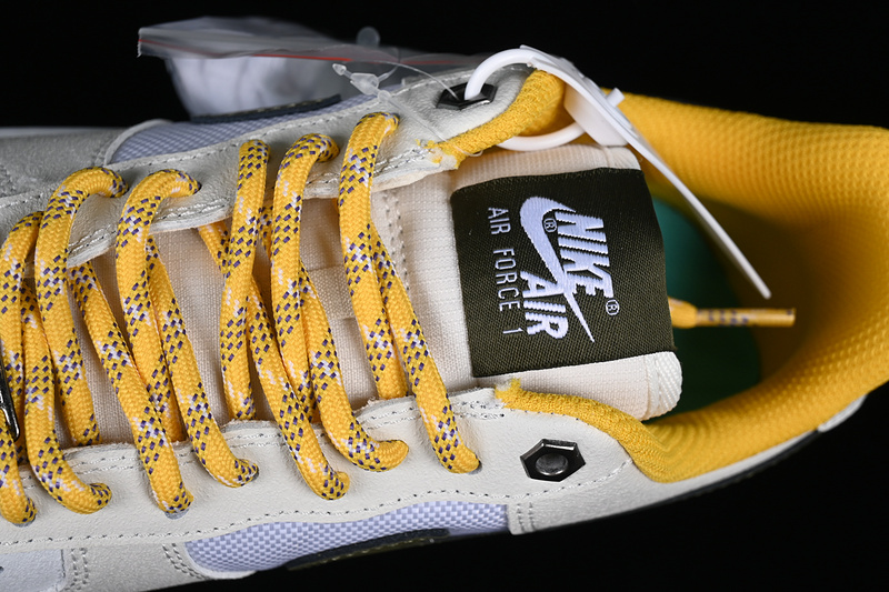 Nike Air Force 1 '07 Low White/Black/Green/Grey/Yellow 23