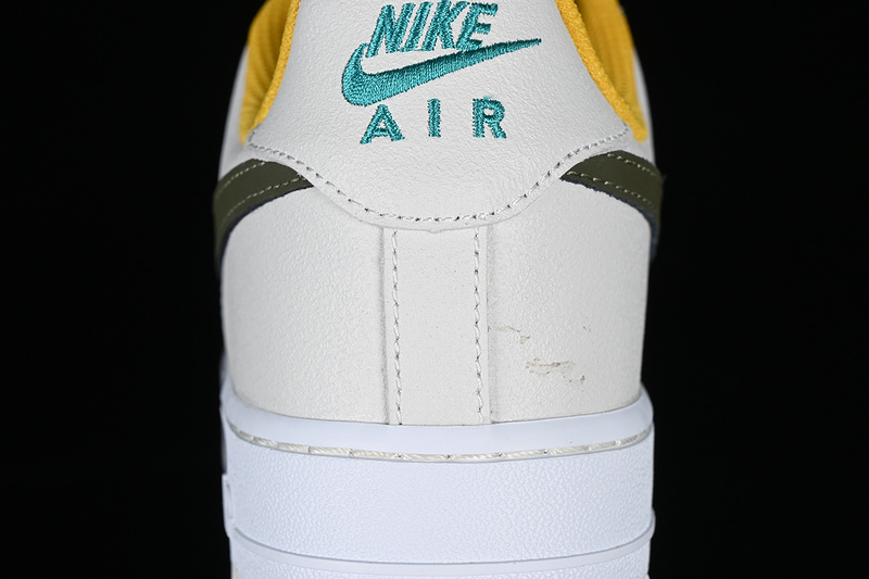 Nike Air Force 1 '07 Low White/Black/Green/Grey/Yellow 27