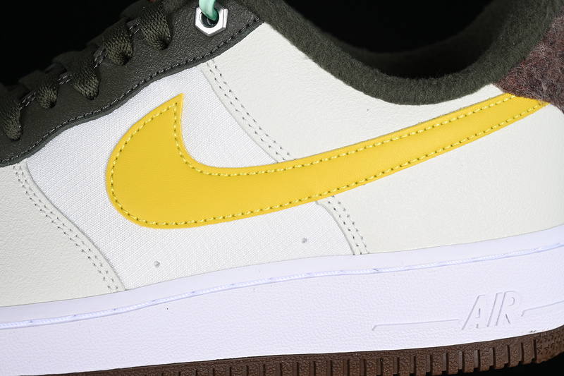 Nike Air Force 1 '07 Low White/Grey/Black/Yellow 19