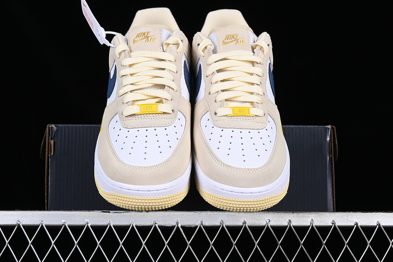 Nike Air Force 1 '07 Low White/Brown/Blue 19