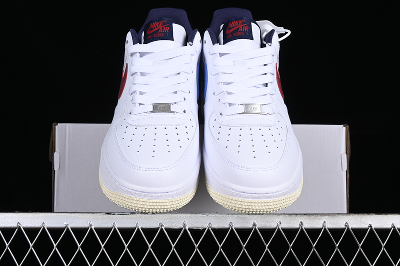 Nike Air Force 1 '07 Low White/Blue/Red 7