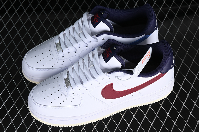 Nike Air Force 1 '07 Low White/Blue/Red 17