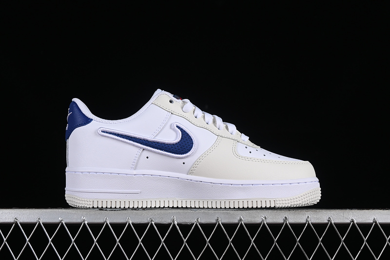 Nike Air Force 1 '07 Low White/Grey/Red/Blue 3