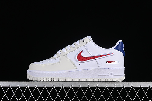 Nike Air Force 1 '07 Low White/Grey/Red/Blue 7