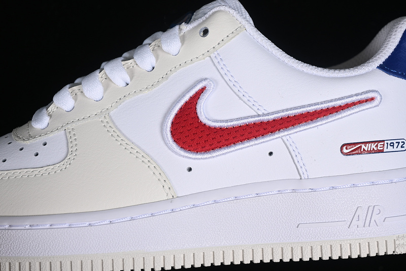 Nike Air Force 1 '07 Low White/Grey/Red/Blue 11