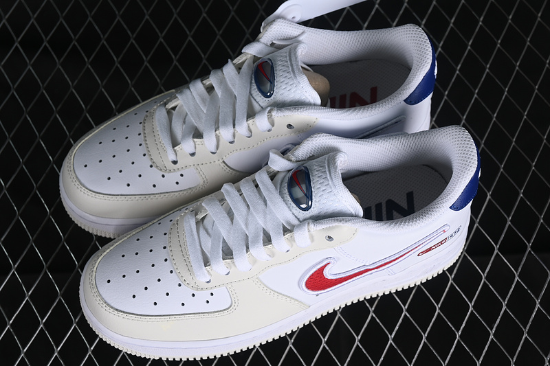 Nike Air Force 1 '07 Low White/Grey/Red/Blue 29