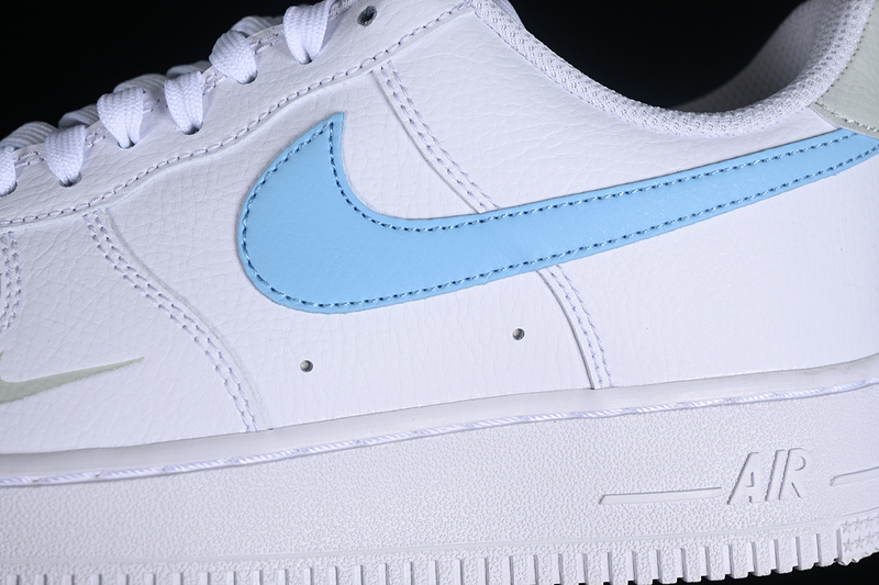 Nike Air Force 1 '07 Low White/Light Armory Blue/Light Bone 19