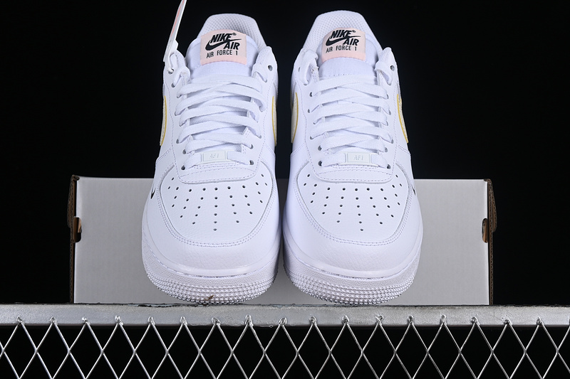 Nike Air Force 1 '07 Low White/Yellow/Pink 3